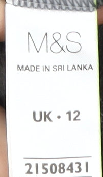Marks and Spencer Women’s Grey Full Zip Hoodie Size 12