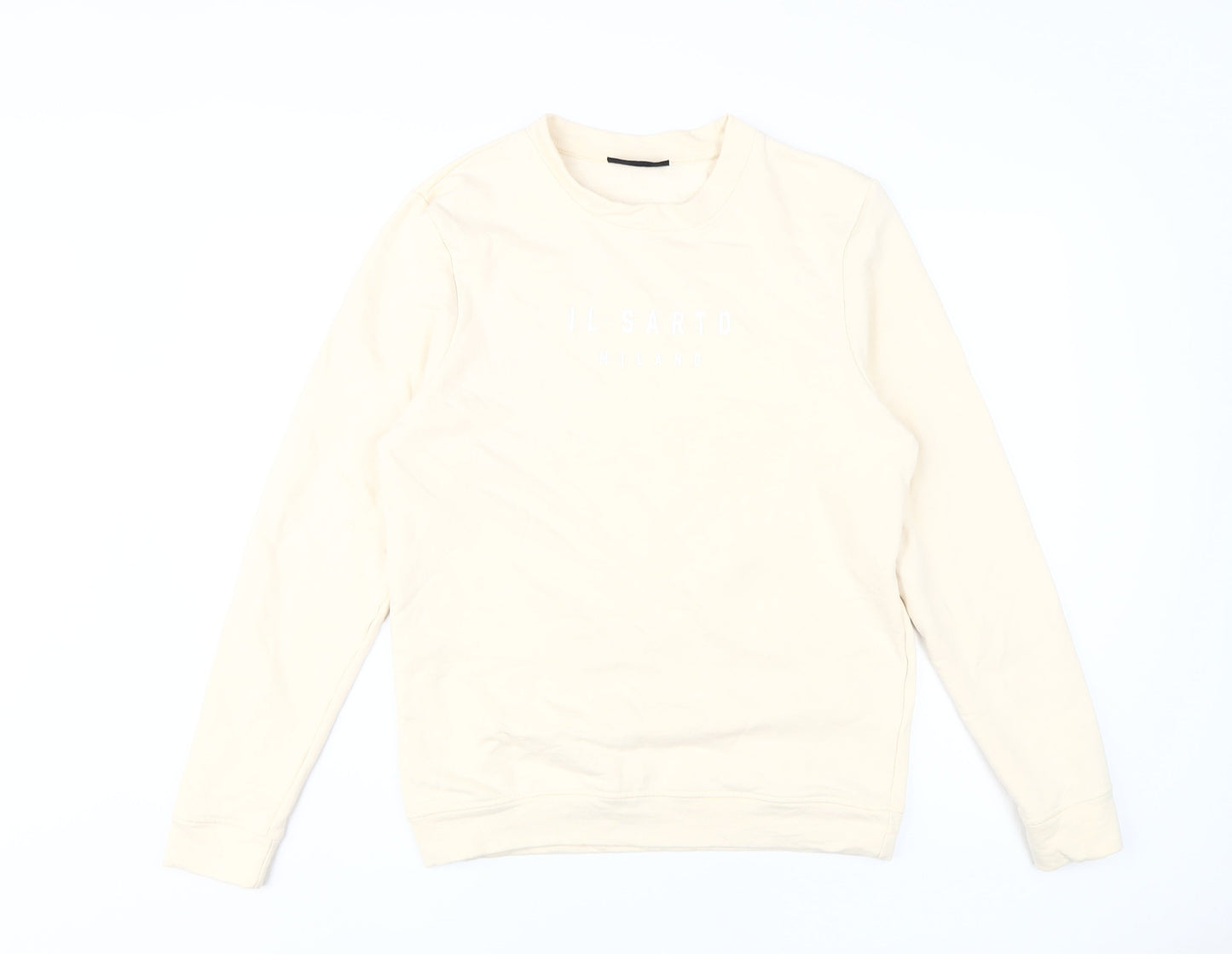 Il Sarto Beige Pullover Sweatshirt M Unisex