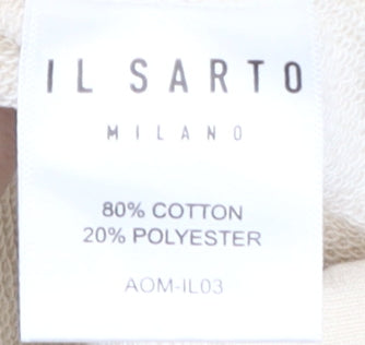 Il Sarto Beige Pullover Sweatshirt M Unisex