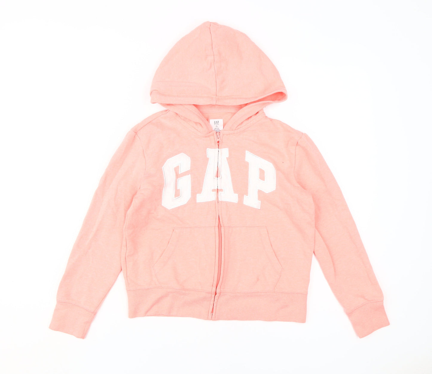GAP Girls Pink Full Zip Hoodie, Size 12, Comfort & Style