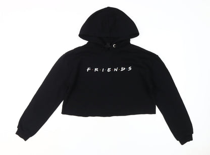 Friends Black Pullover Hoodie - Unisex Kids 14-15 Years