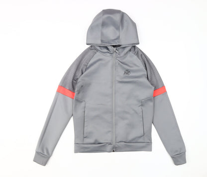 Kings Will Dream Boys Grey Full Zip Hoodie - 12-13 Years