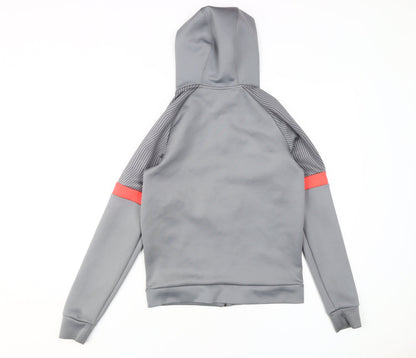 Kings Will Dream Boys Grey Full Zip Hoodie - 12-13 Years