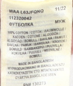 Lee Men's Ivory Crew Neck Cotton T-Shirt, Size L