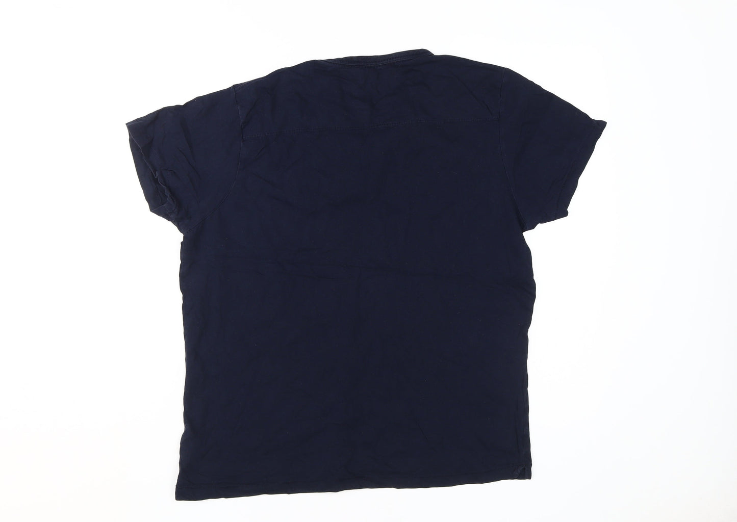 Mens UK Size L French Connection Blue  T-Shirt