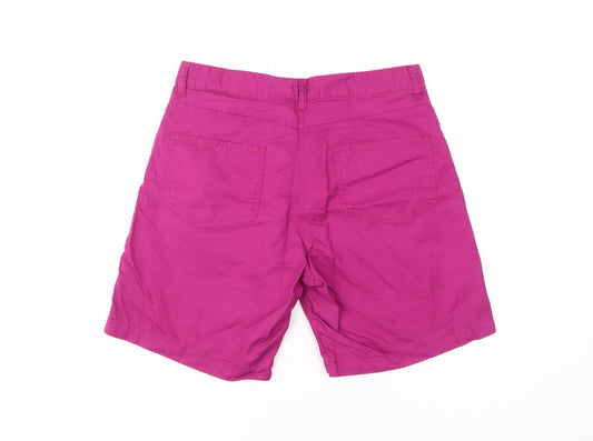 Mountain Warehouse Women's Pink Chino Shorts Size 10 Casual