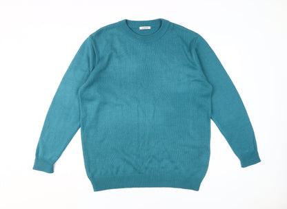 Damart Women’s Green Acrylic Pullover Jumper M