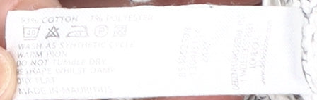 Jeff Banks Men's White V-Neck Pullover Jumper L