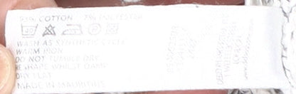 Jeff Banks Men's White V-Neck Pullover Jumper L