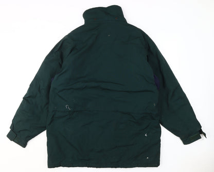 Mens UK Size L St. John's Bay Green Parka Coat