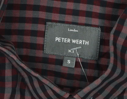 Peter Werth Men's Multicoloured Check Shirt, Size S