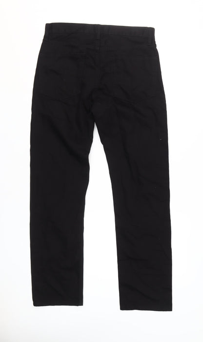 Marks and Spencer Men's Black Straight Jeans