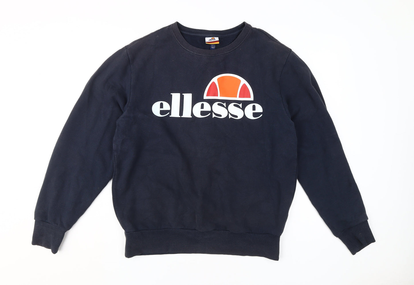 Ellesse Unisex Black Logo Sweatshirt L - Casual Wear