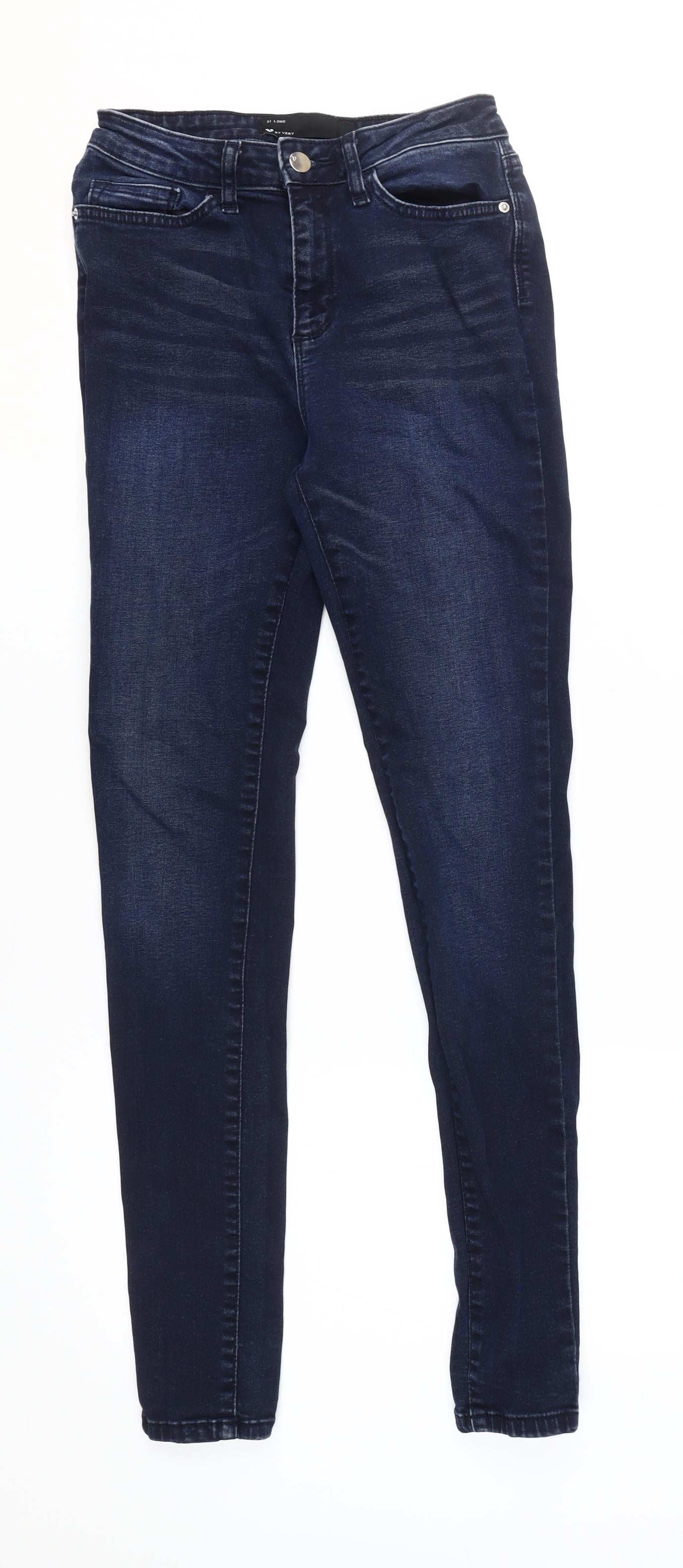 V by Very Women's Blue Skinny Jeans Size 31