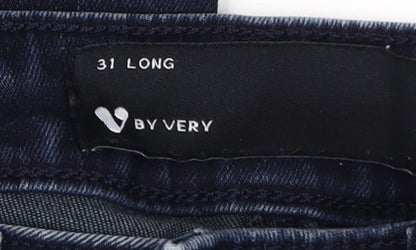 V by Very Women's Blue Skinny Jeans Size 31