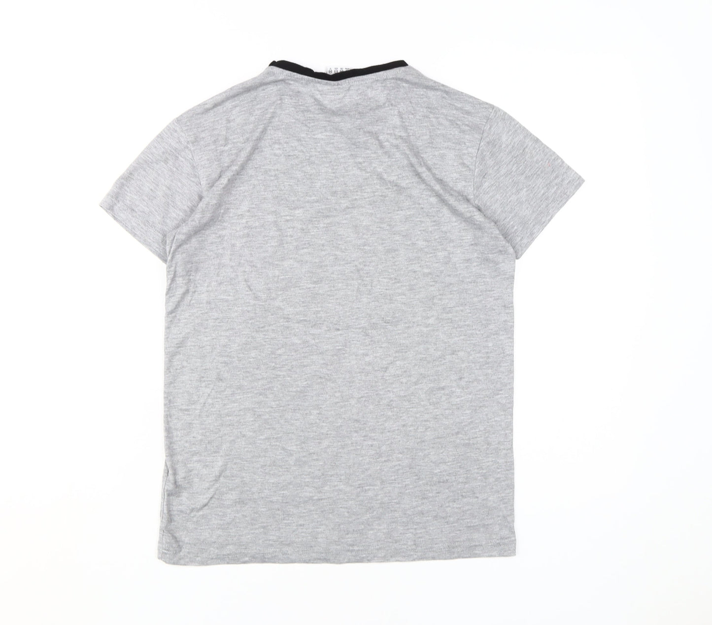 Womens UK Size 6 Disney Grey Basic T-Shirt