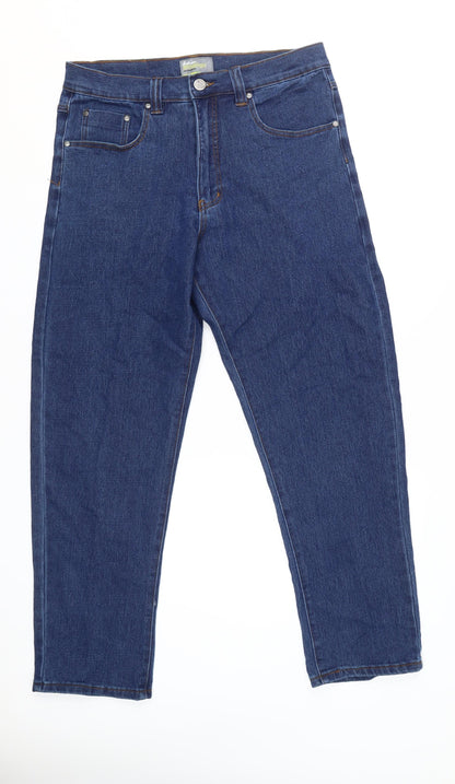 Kam Men's Blue Straight Jeans Size 34