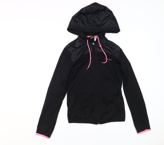 Additional front view of Reebok Women's Black XS Track Jacket