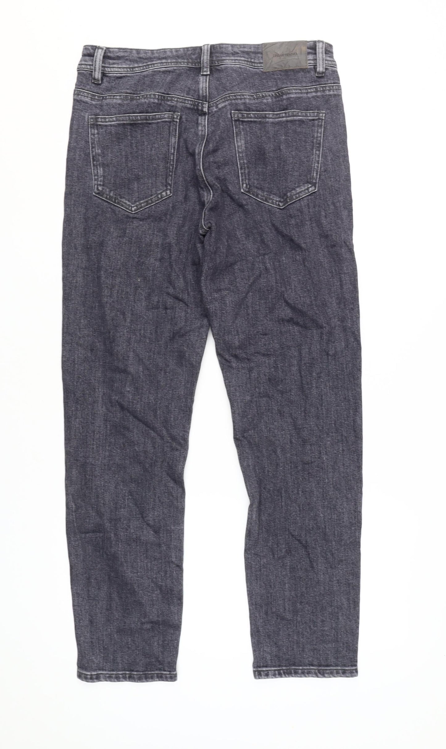 Urban Revivo Women's Grey Straight Leg Jeans XS