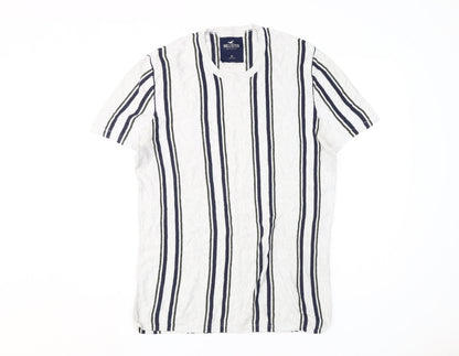 Mens UK Size M Hollister White  T-Shirt