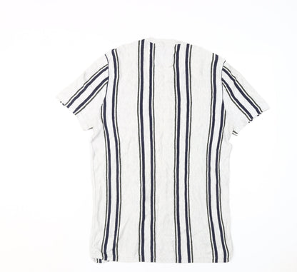 Mens UK Size M Hollister White  T-Shirt