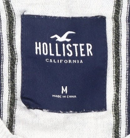 Mens UK Size M Hollister White  T-Shirt