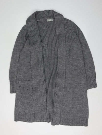 Womens UK Size 12 Wallis Grey Cardigan Jumper