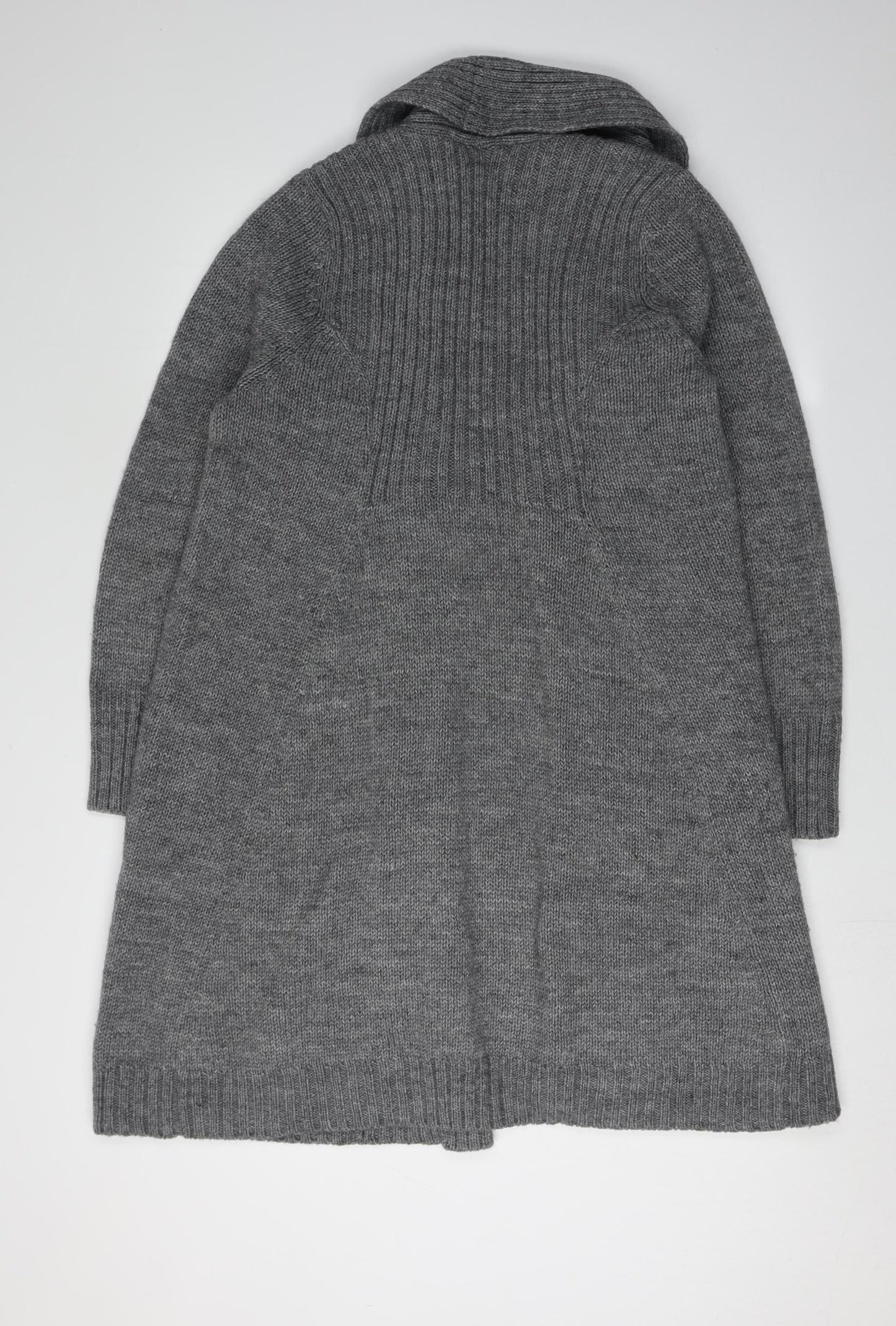 Womens UK Size 12 Wallis Grey Cardigan Jumper