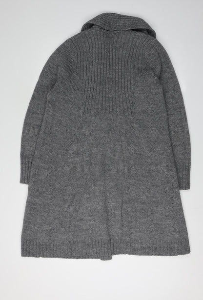 Womens UK Size 12 Wallis Grey Cardigan Jumper
