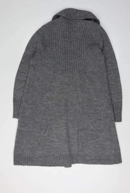 Womens UK Size 12 Wallis Grey Cardigan Jumper