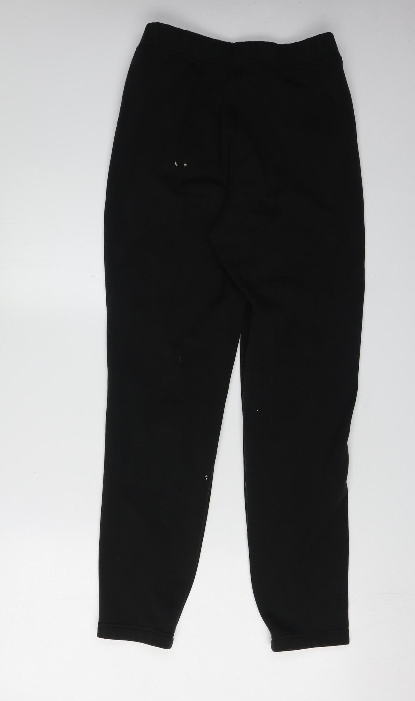 Womens UK Size S Uniqlo Regular Fit Jogger Black Trousers