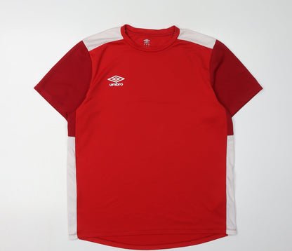 Mens UK Size L Umbro Red Gym & Training T-Shirt