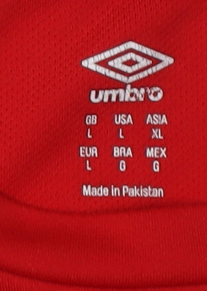 Mens UK Size L Umbro Red Gym & Training T-Shirt