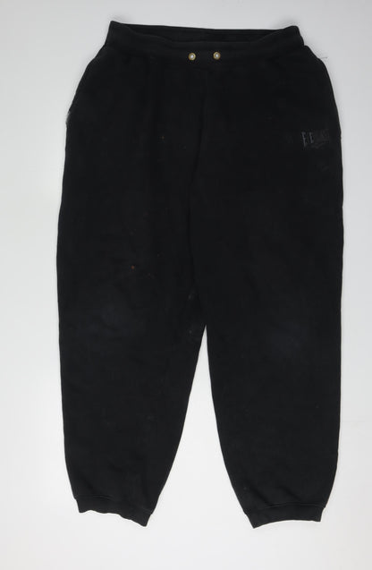 Everlast Men's Black XL Sweatpants with Logo Detail