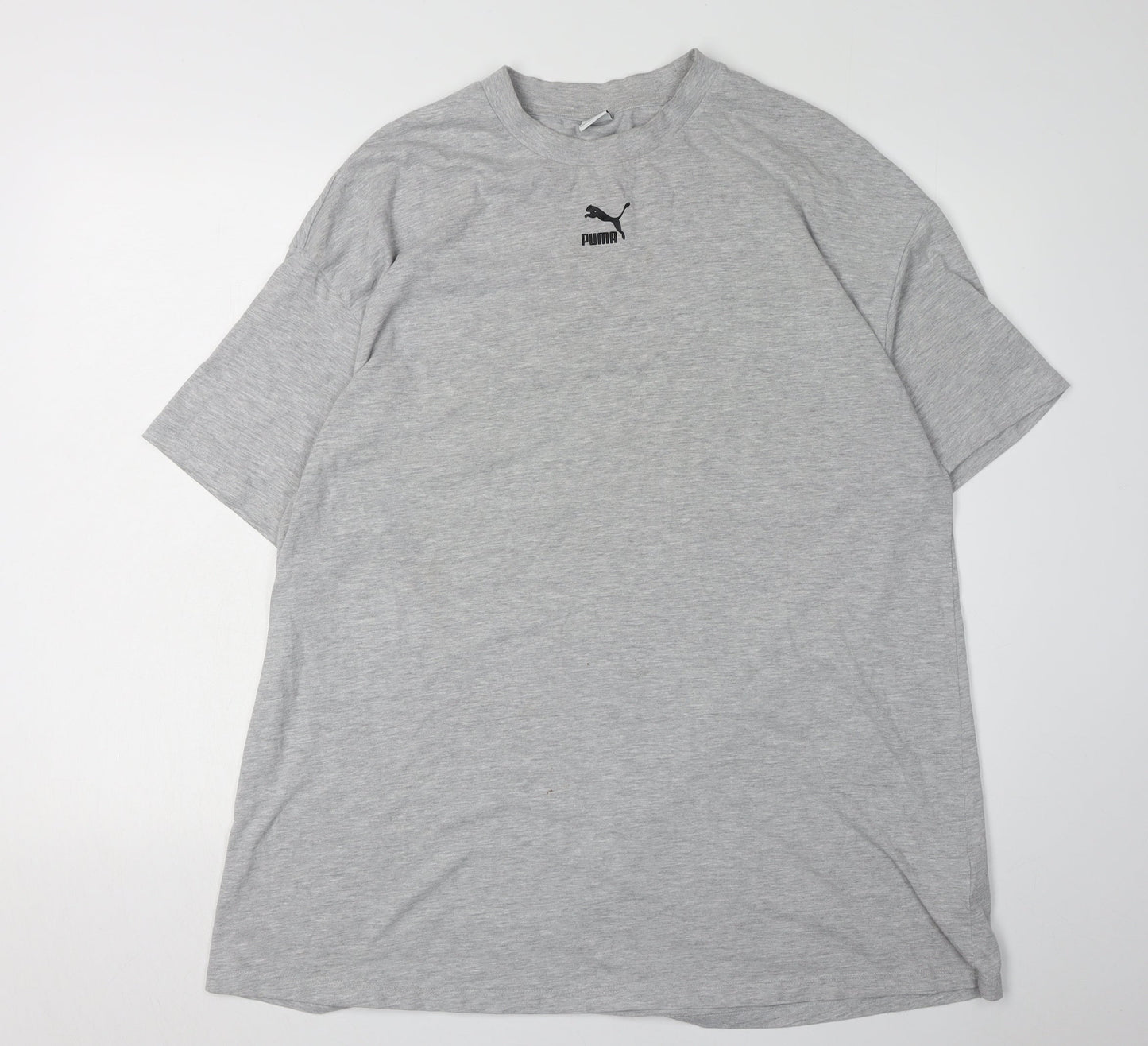 Puma Men's Grey XS Short Sleeve Crew Neck T-Shirt