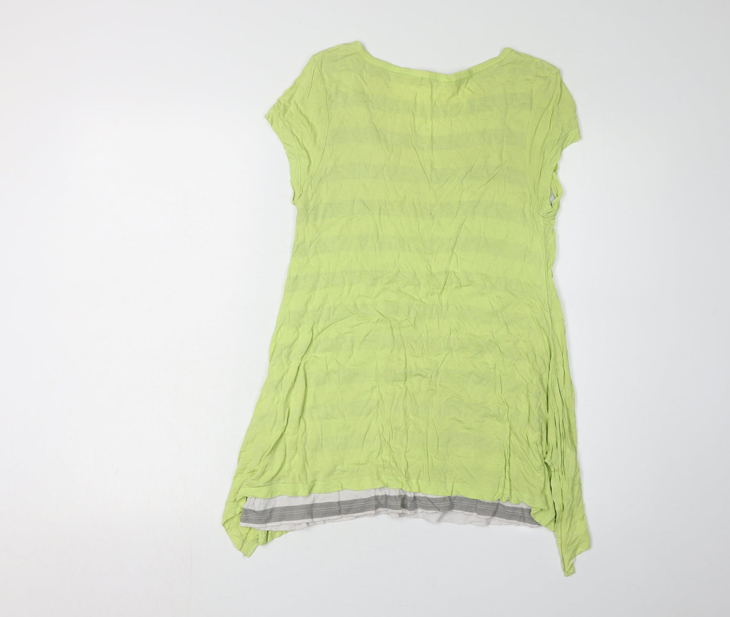 Womens UK Size 10 mamas & papas Green Basic T-Shirt