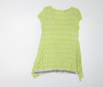 Womens UK Size 10 mamas & papas Green Basic T-Shirt