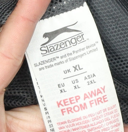 Slazenger Men's Black XL Joggers with Elastic Waist