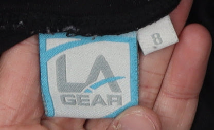 LA Gear Women's Black Jogger Trousers, Size 8, Slim Fit