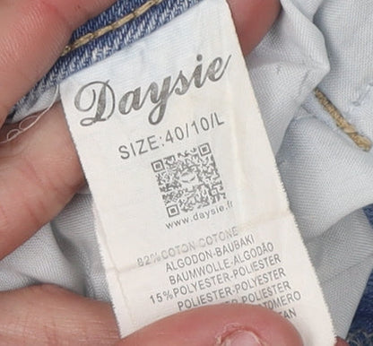 Daysie Women's Blue Distressed Skinny Jeans Size 12