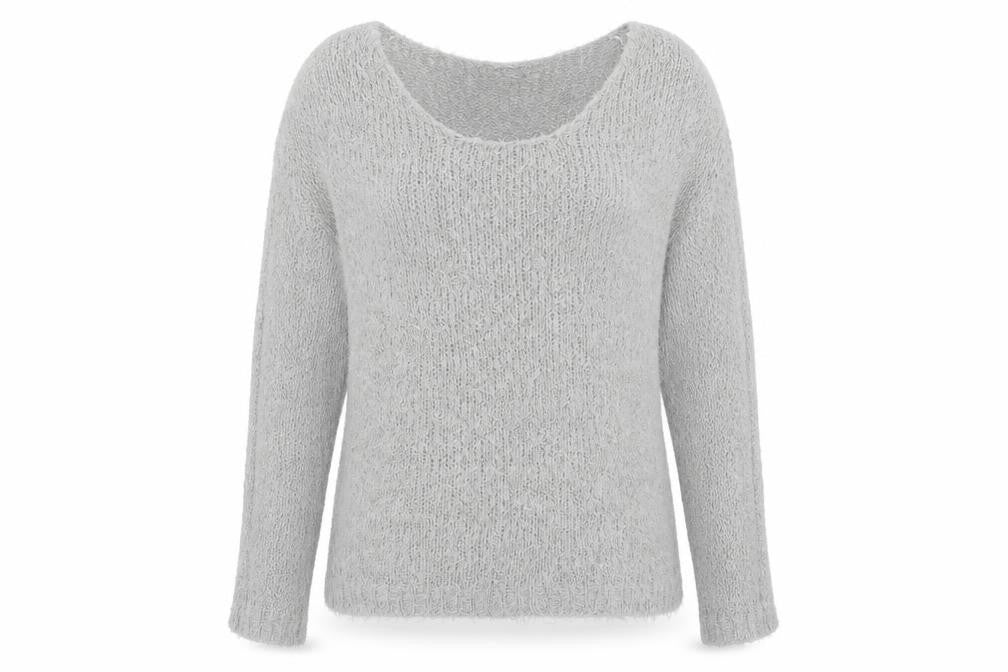 Womens UK Size 16 Brave Soul Grey Pullover Jumper