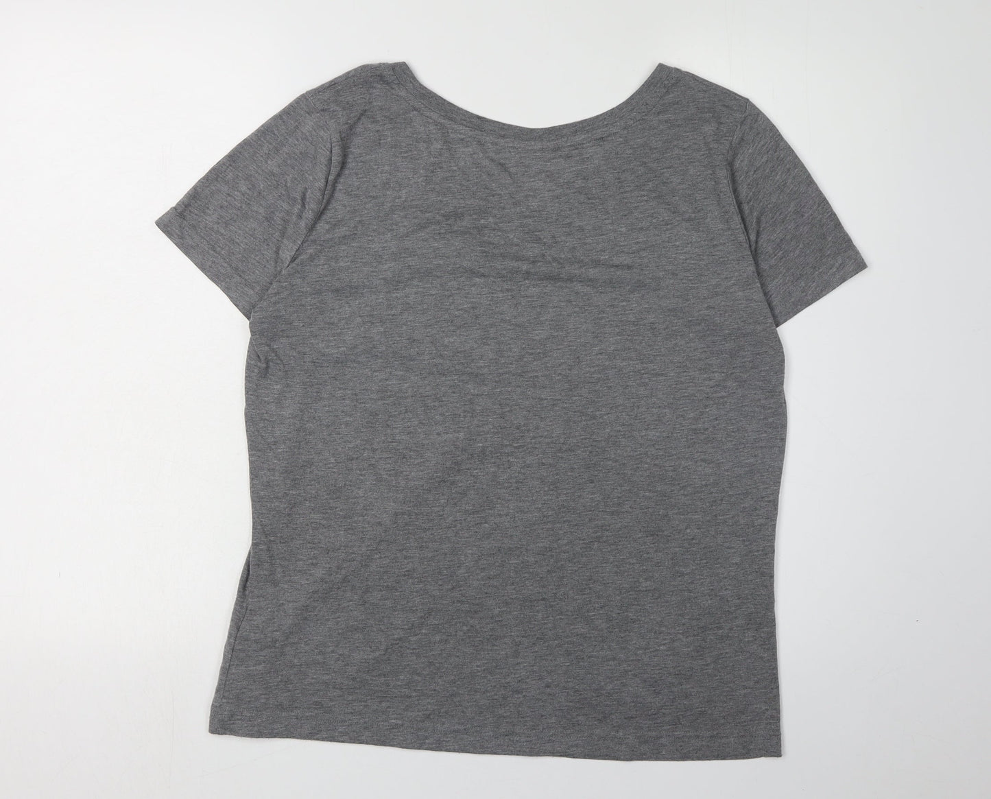 Womens UK Size S Nike Grey Basic T-Shirt