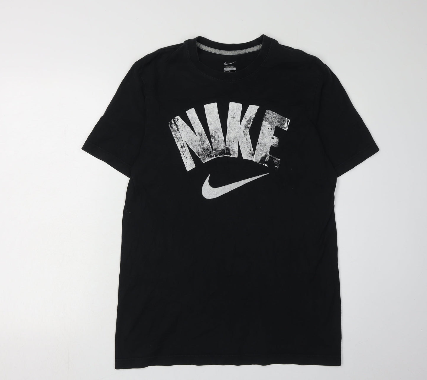Nike Men's Black Sports T-Shirt, Medium, Graphic Print