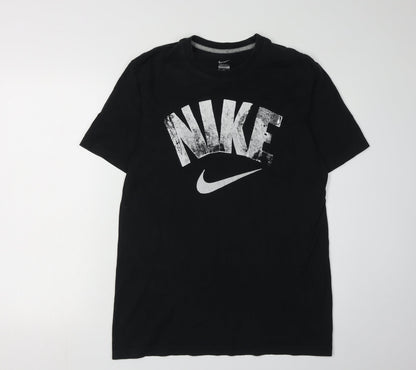 Nike Men's Black Sports T-Shirt, Medium, Graphic Print