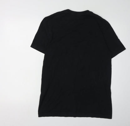 Nike Men's Black Sports T-Shirt, Medium, Graphic Print