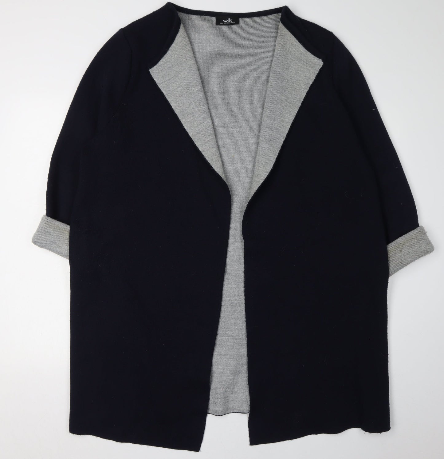 Womens UK Size L Wallis Black Cardigan Jumper