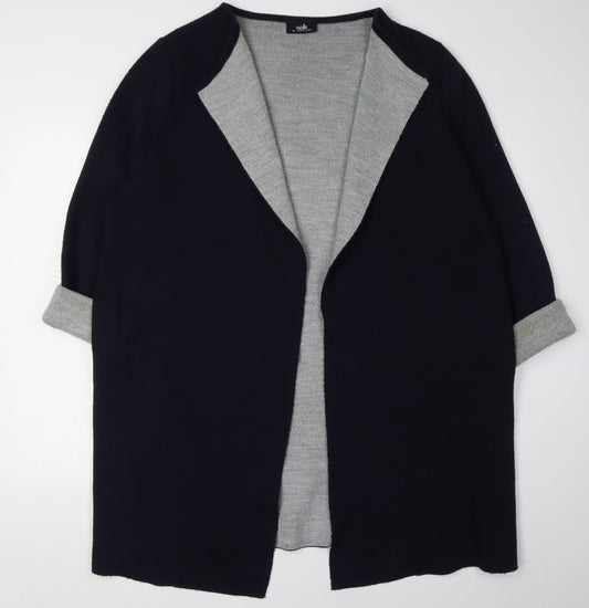 Womens UK Size L Wallis Black Cardigan Jumper