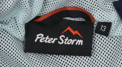 Peter Storm Boys Blue Windbreaker Jacket 13 Years