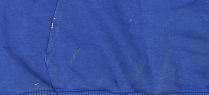 Umbro Men's Blue Pullover Hoodie XL with Logo