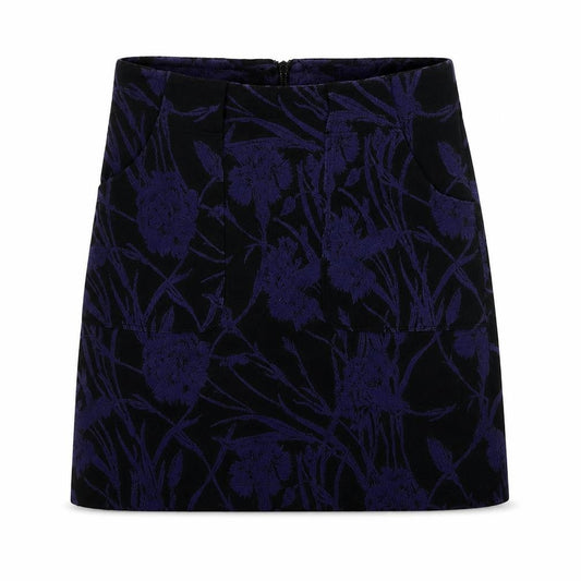 Womens UK Size 10 NEXT Straight & Pencil Velvet Skirt